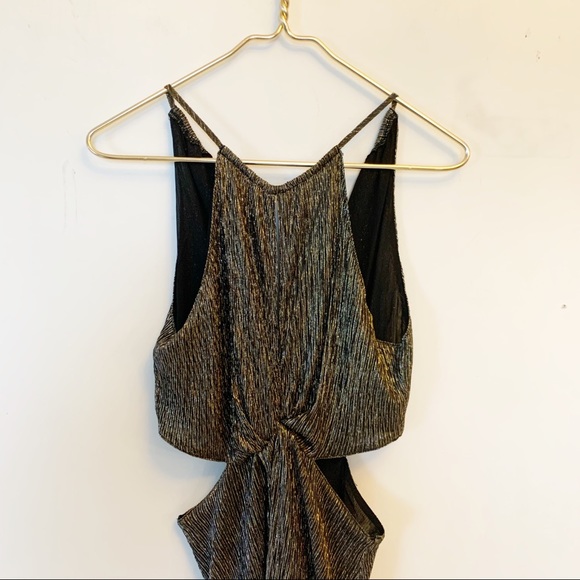 Astr Veda Metallic Maxi Dress - Picture 5 of 7